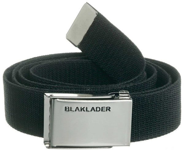 4004 Riem met stretch - Zwart