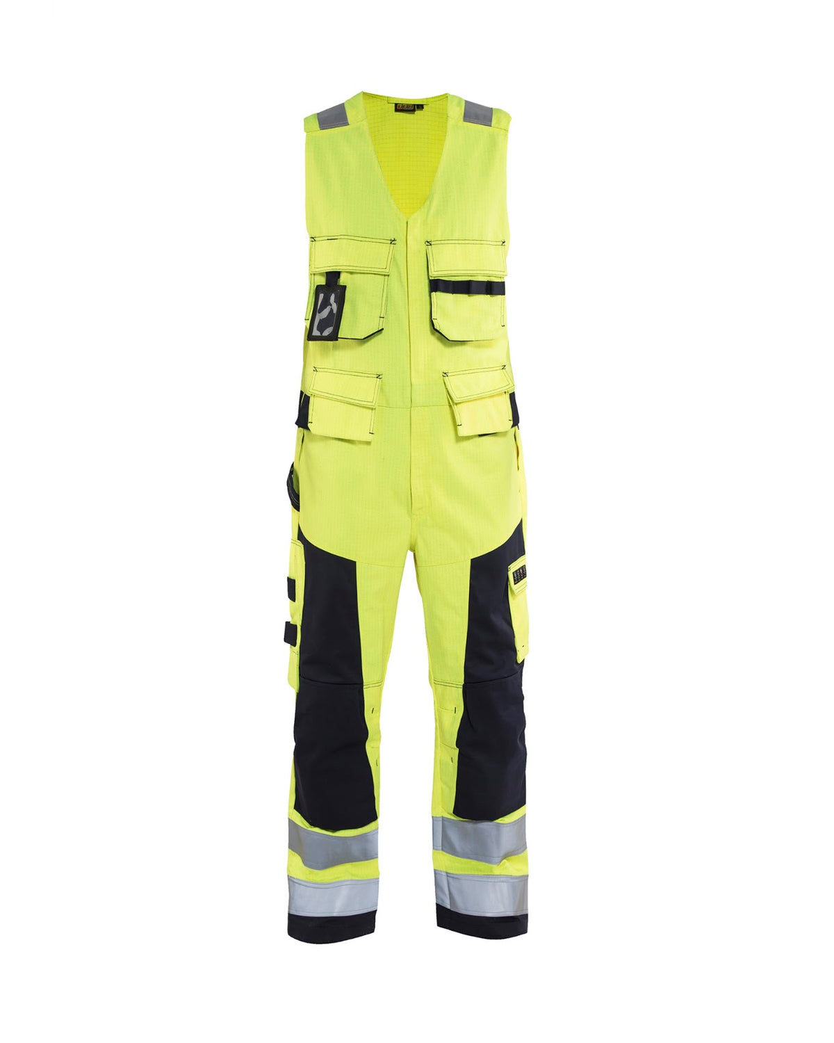 2678 Multinorm amerikaanse overall - High Vis Geel/Marineblauw
