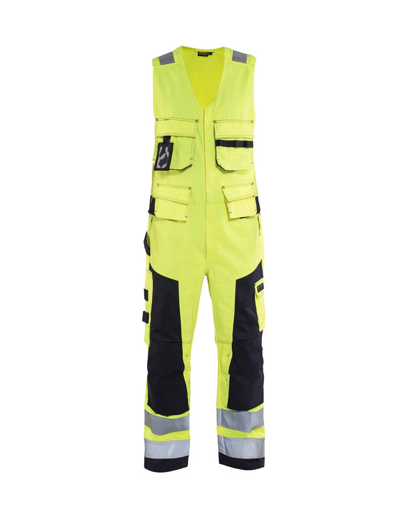 2678 Multinorm amerikaanse overall - High Vis Geel/Marineblauw
