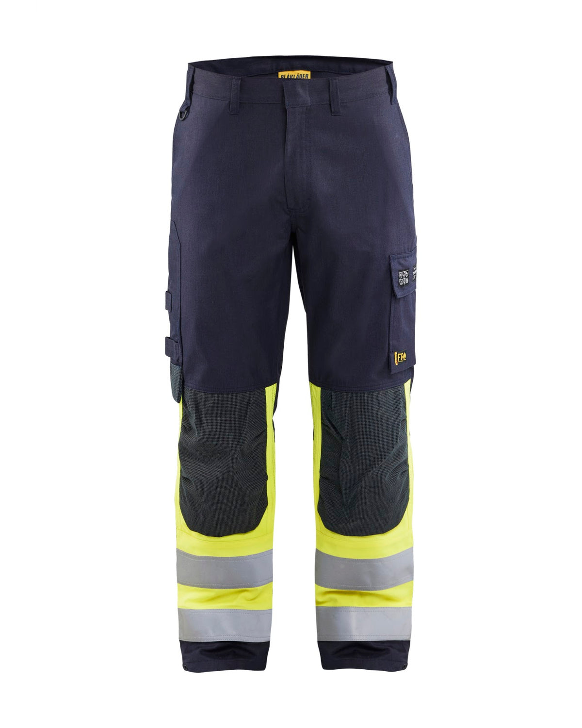 1488 Multinorm werkbroek Inherent - Marine/High Vis Geel