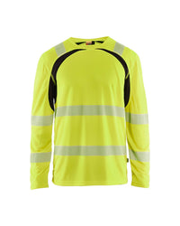 3599 UV-T-shirt lange mouwen High Vis - High Vis Geel/Zwart