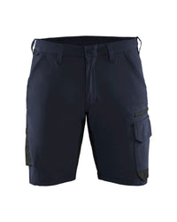 1423 Service short 4-weg stretch - Donker marineblauw/Zwart