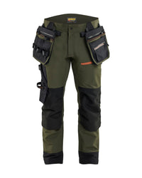 1979 ToolRig™ STRIKER werkboek 4-weg stretch - Woudgroen/Roest