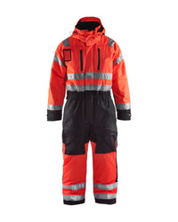 6763 Winteroverall High Vis - High Vis Rood/Zwart