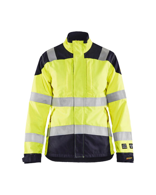 4969 Dames Multinorm jack Inherent - High Vis Geel/Marineblauw