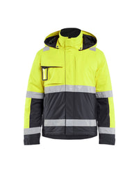 4870 Winterjas High Vis - HIgh Vis Geel/Medium grijs
