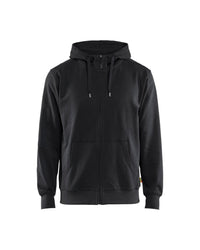 3366 Hooded Sweatshirt met rits katoen - Zwart