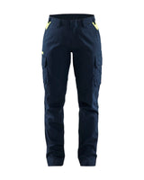 Donker marineblauw/High Vis Geel