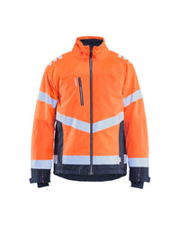 4780 Winterjas High Vis - High Vis Oranje/Marineblauw