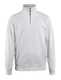 3369 Sweatshirt met halve rits - Wit