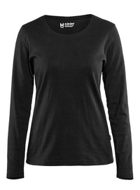 3301 Dames T-shirt lange mouwen - Zwart