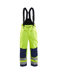 1867 High Vis shell werkbroek - High Vis Geel/Marineblauw