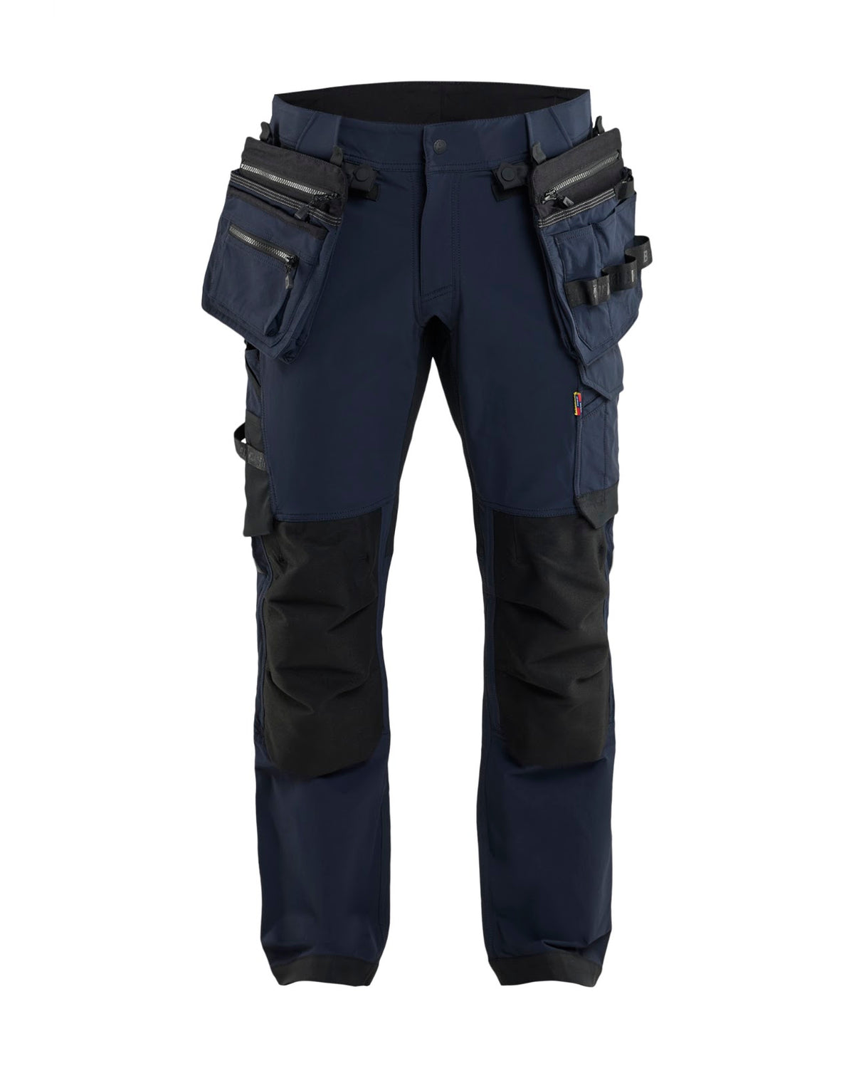 1745 ToolRig™ Werkbroek 4-weg stretch - Donker marineblauw/Zwart