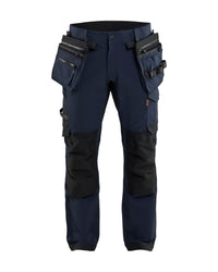 1745 ToolRig™ Werkbroek 4-weg stretch - Donker marineblauw/Zwart