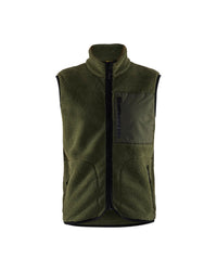 3820 Pilé bodywarmer - Herfstgroen