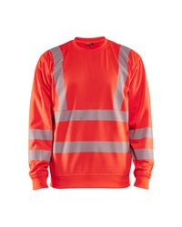 3562 Sweatshirt High vis - High Vis Rood