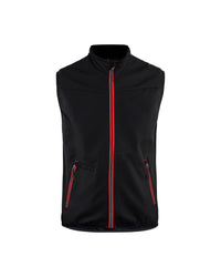 3850 Softshell bodywarmer - Zwart/Rood