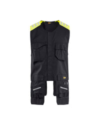 3039 Multinorm werkvest inherent - Zwart/High Vis Geel