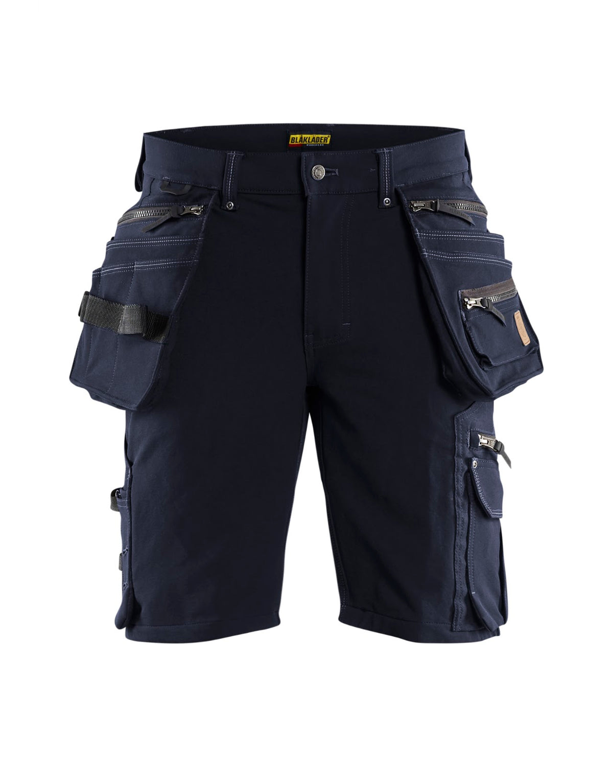 1988 Short 4-weg stretch met gereedschapszakken - Donker marineblauw/Zwart