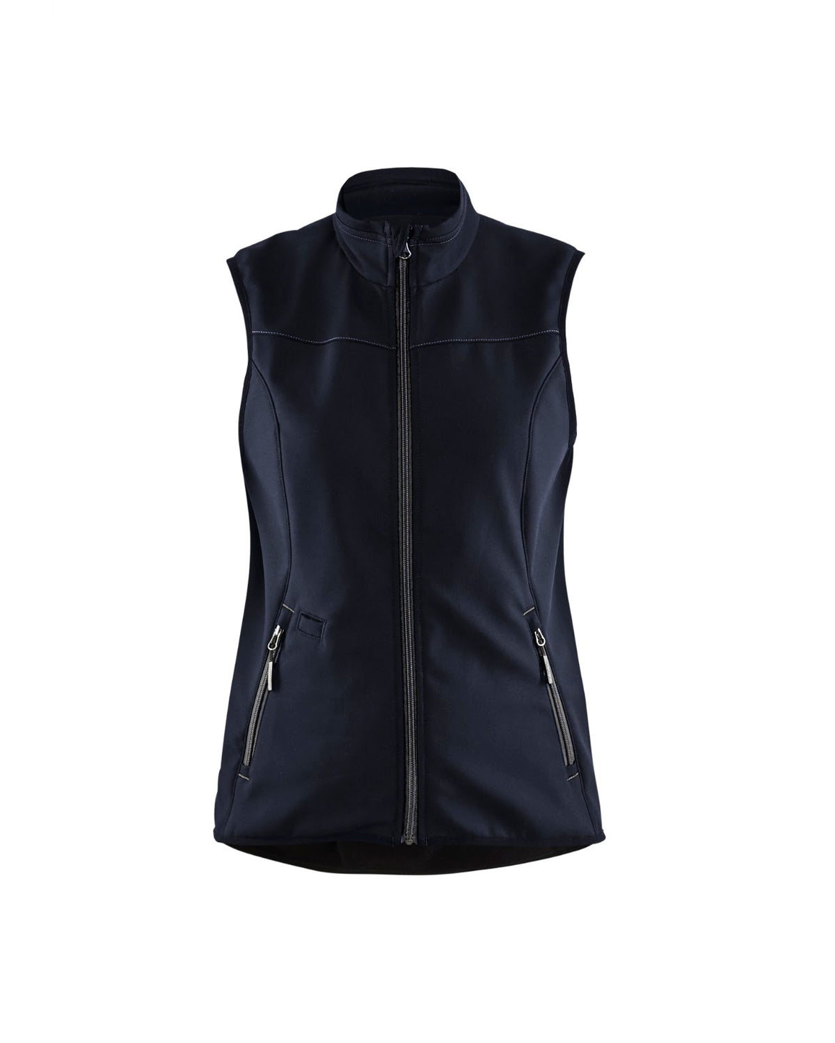 3851 Dames softshell bodywarmer - Donker marineblauw/Zwart