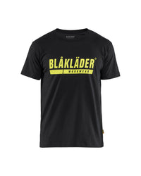 9215 T-shirt - Zwart/High Vis Geel