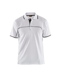 3389 Poloshirt - Wit/Donkergrijs