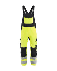 2663 High Vis bretelbroek - High Vis Geel/Zwart