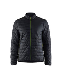 4710 Warm gevoerd vest - Zwart/High Vis Geel