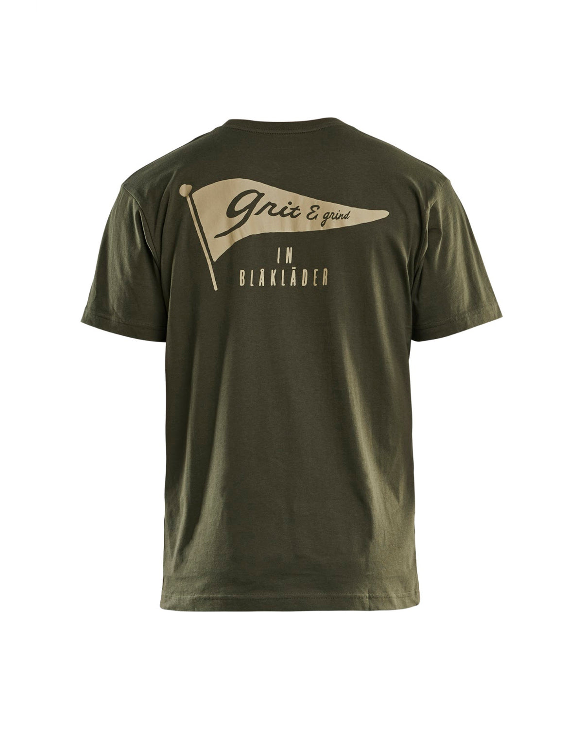 9420 T-shirt Limited Grit Vlag - Donker herfstgroen