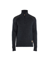 4630 Wollen sweater - Donkergrijs/Zwart