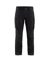 7147 Dames service werkbroek stretch - Zwart