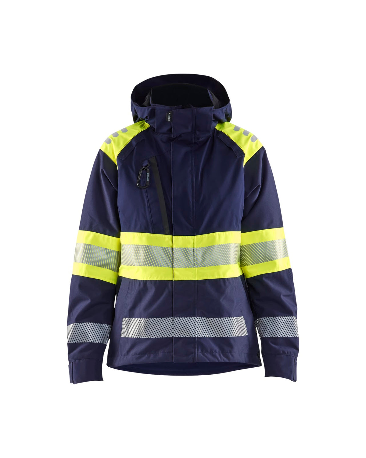 4430 Dames Shell jack High Vis - Marine/High Vis Geel