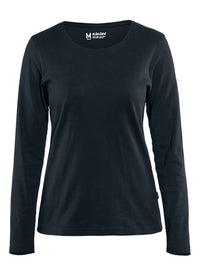 3301 Dames T-shirt lange mouwen - Donker marineblauw