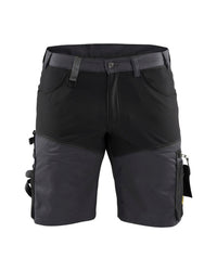 1798 Short met stretch - Medium grijs/Zwart