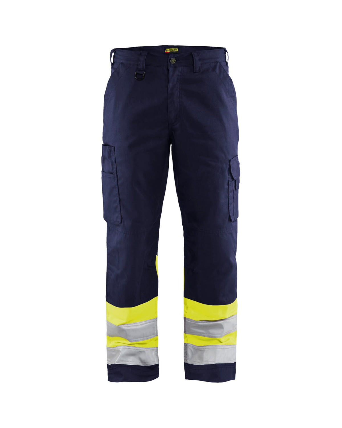 1564 High Vis Werkbroek - Marine/High Vis Geel
