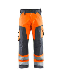 1566 High Vis Werkbroek - High Vis Oranje/Medium grijs