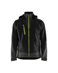 4749 Softshell jack - Zwart/High Vis Geel