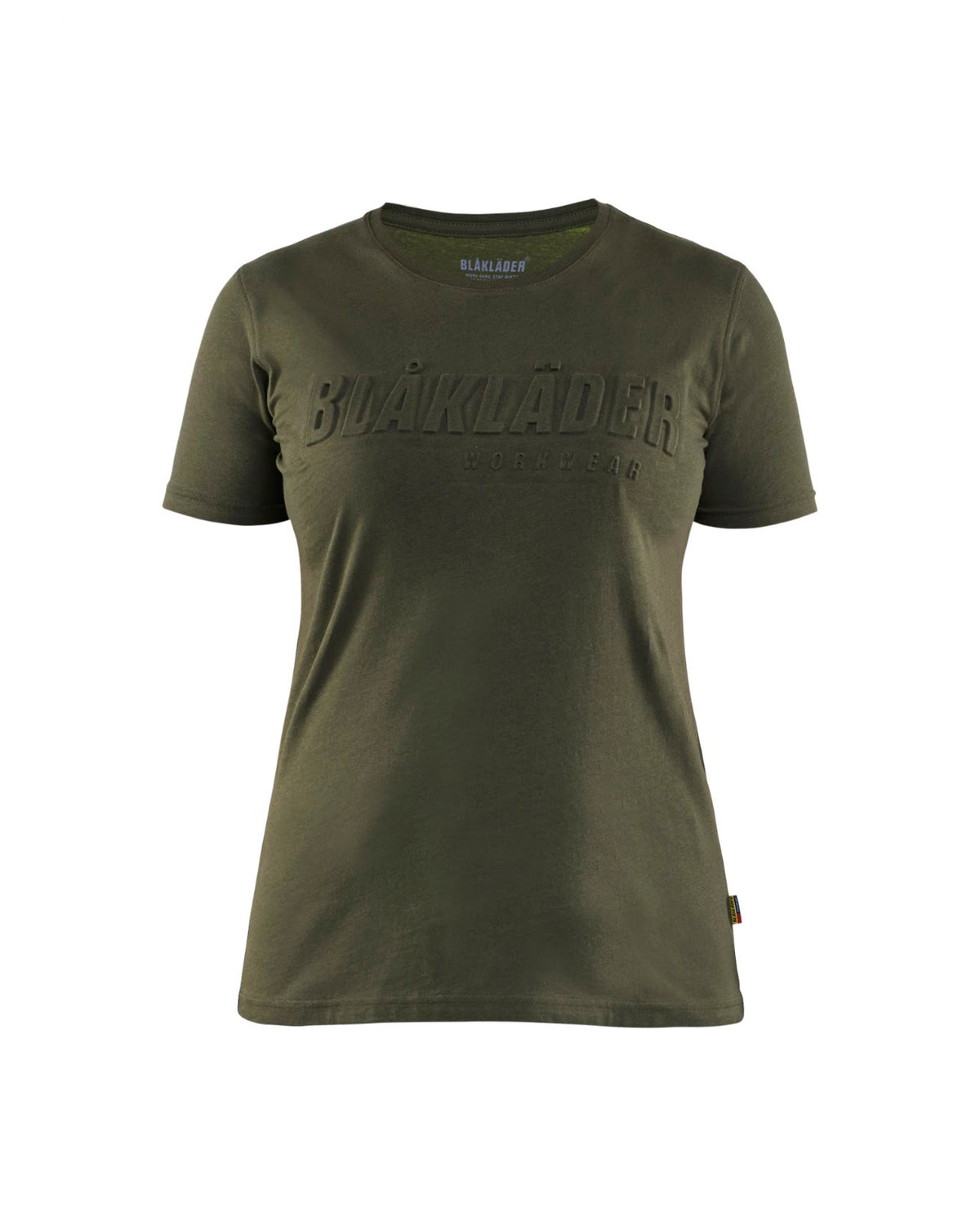3431 Dames T-shirt 3D - Donker herfstgroen