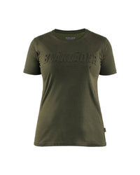 3431 Dames T-shirt 3D - Donker herfstgroen