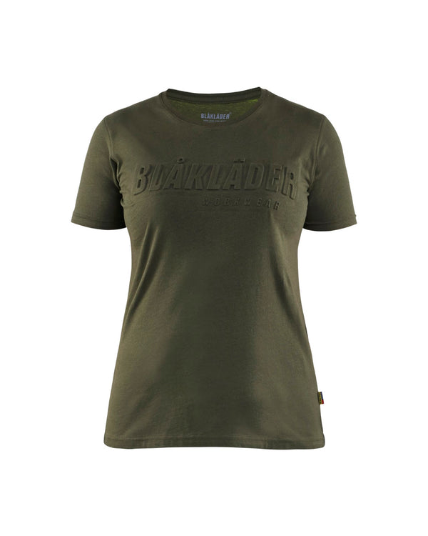 3431 Dames T-shirt 3D - Donker herfstgroen