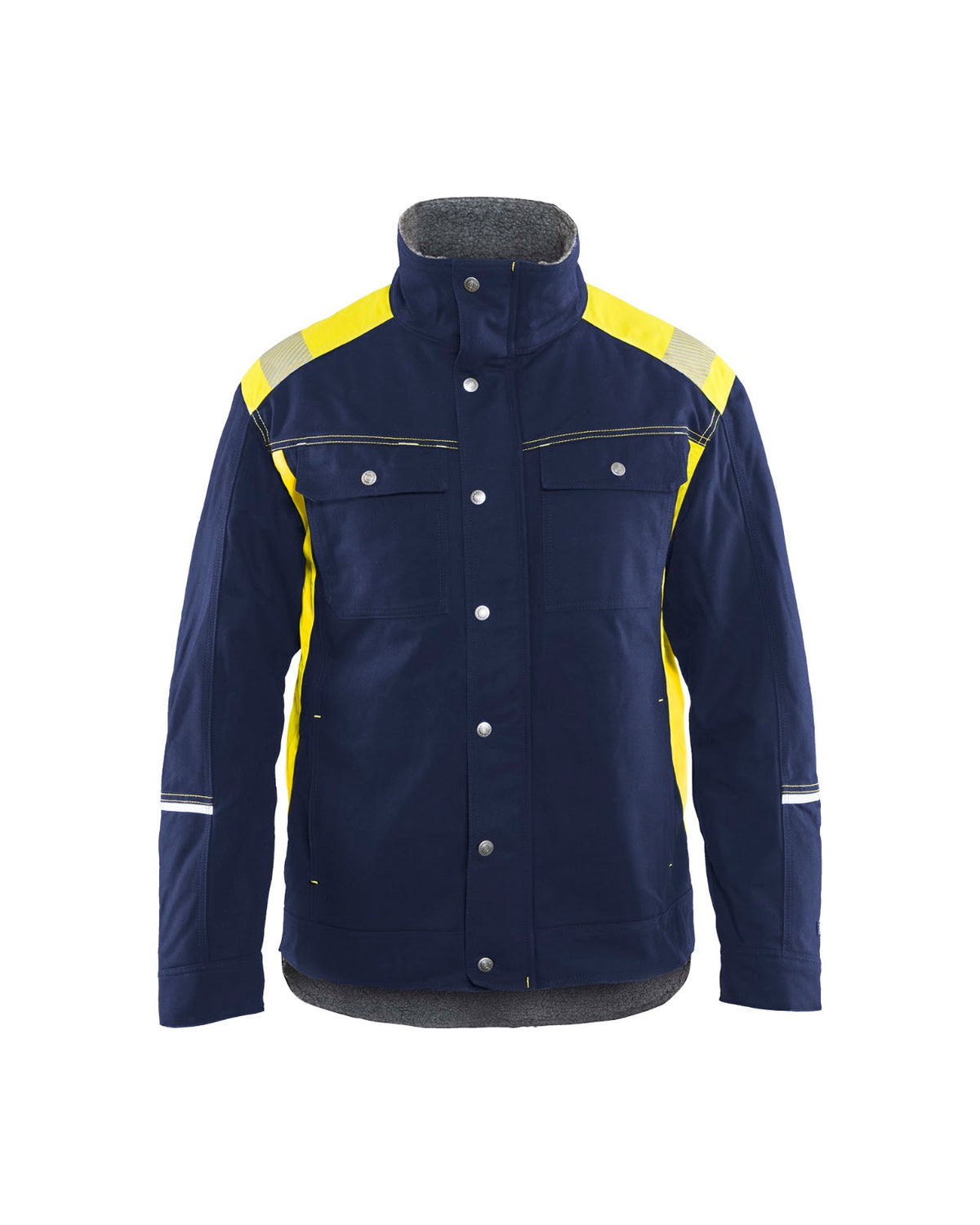 4915 Winterjas Visible - Marine/High Vis Geel