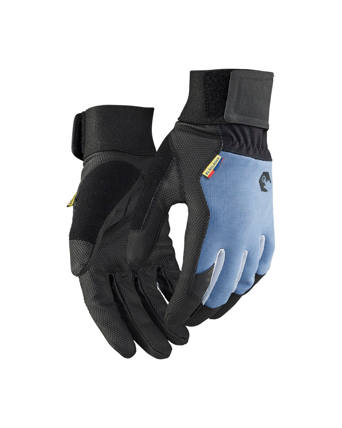 2852 Supreme Werkhandschoenen touch klittenband - Zwart/Blauw