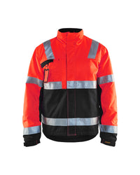 4862 Winterjas High Vis - High Vis Rood/Zwart