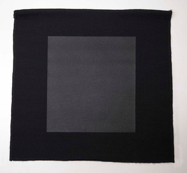 2127 Vulcanized kneepocket - Zwart