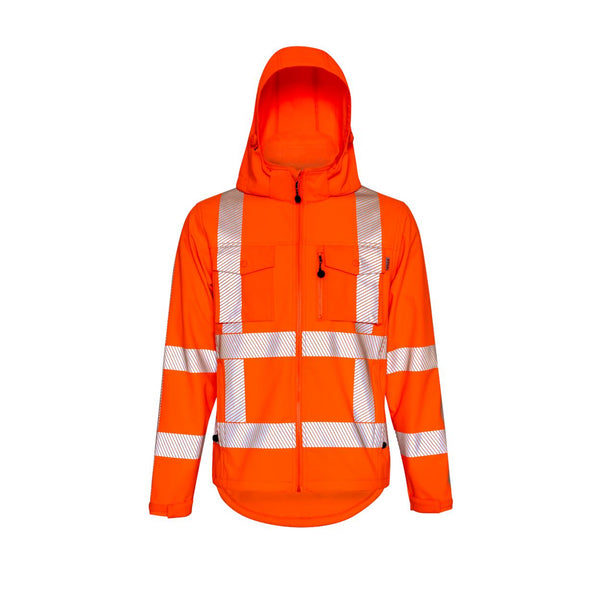 Adrian 1316 softshell jas RWS - fluo oranje