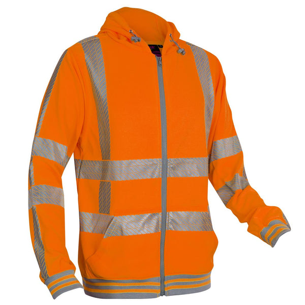X-Viz-Cap 6230 hooded sweater RWS - fluo oranje