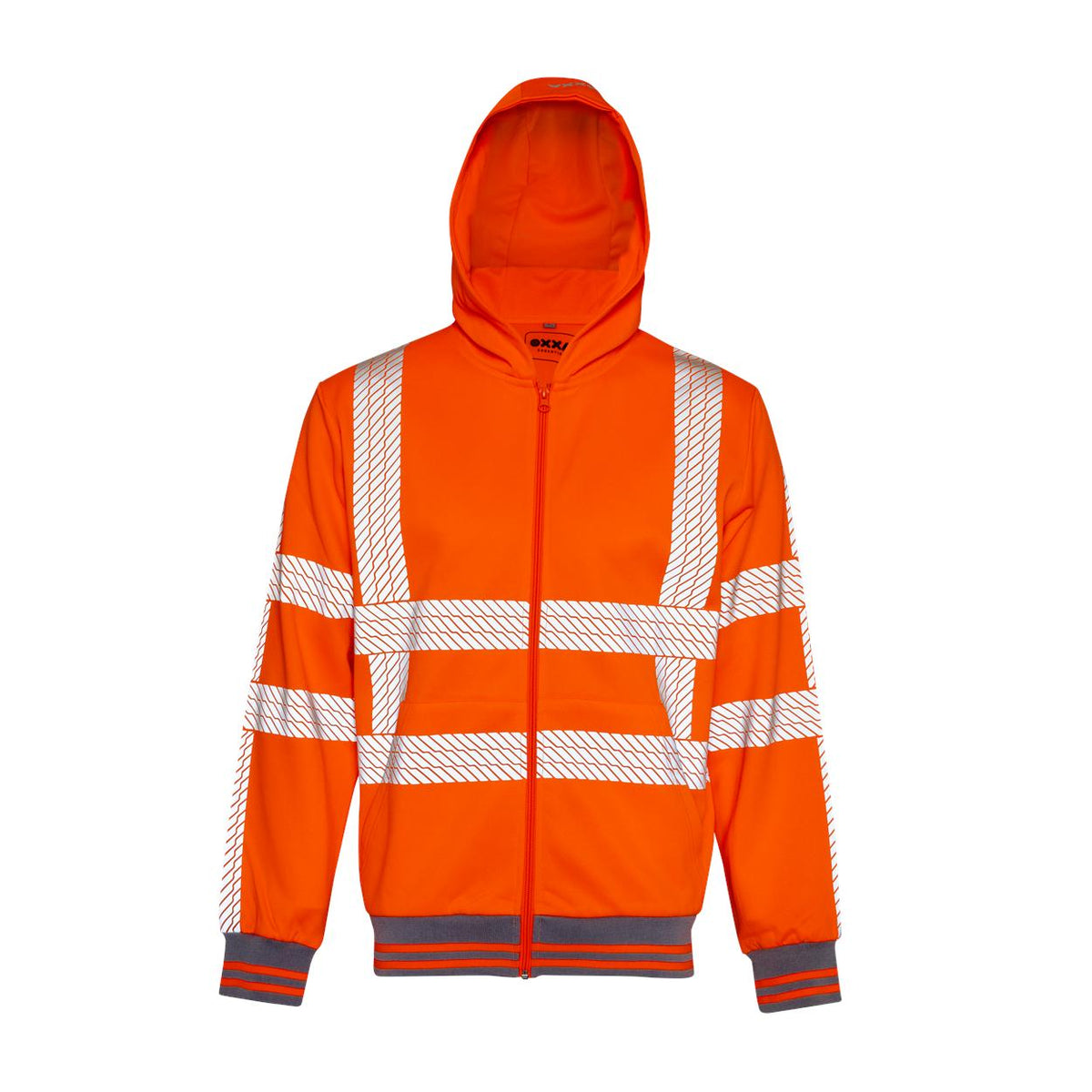 Andy 6232 hooded sweater RWS - fluo oranje