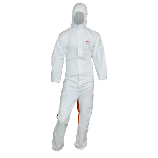 Owen 8250 overall - wit/oranje