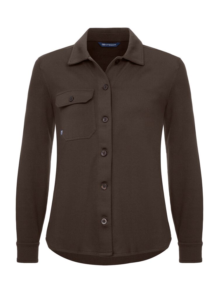 Cutter & Buck Advantage Leisure Shirt Women - Dark mocca