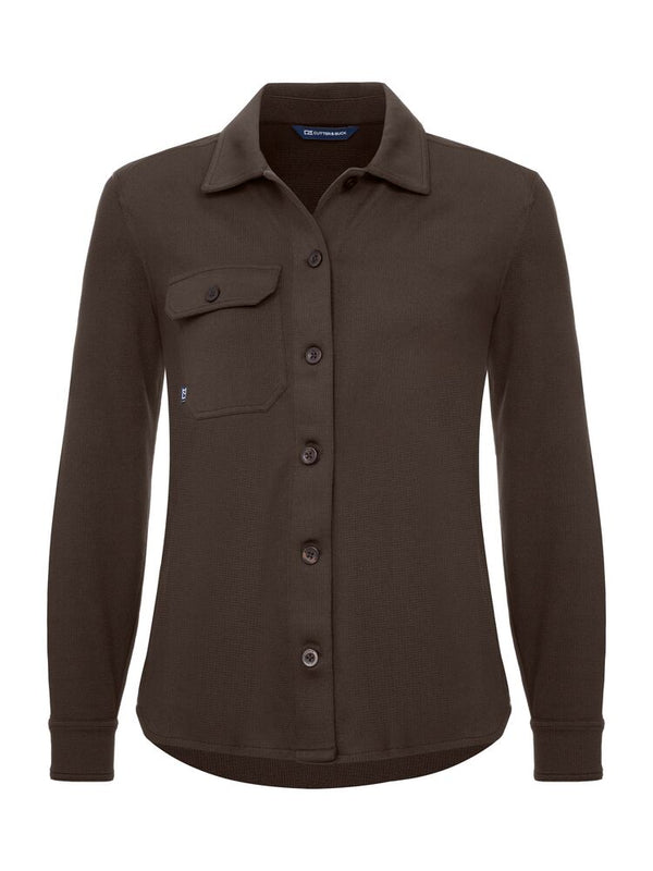 Cutter & Buck Advantage Leisure Shirt Women - Dark mocca